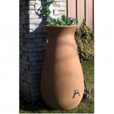 Algreen 65 Gallon Cascata Rain Water Barrel, Sandalwood   557265258